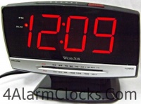 Westclox 80187 AM FM Radio Alarm Clock, MP3 MP4 with Line-in Westclox 80187 AM FM Radio Alarm Clock, MP3 MP4 with Line-in