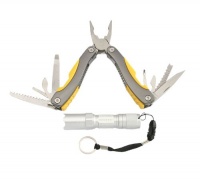 Humvee HMV-CP-10 Stainless Steel Multi-Plier and Tactical LED Flashlight Set (Piece of 2, Silver) Humvee HMV-CP-10 Stainless Steel Multi-Plier and Tactical LED Flashlight Set (Piece of 2, Silver)