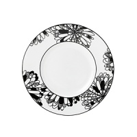 This easy-to-mix-and-match plate from kate spade new york features a striking illustration of dogwood flowers, artfully and imaginatively rendered in black and white to liven up your table. This easy-to-mix-and-match plate from kate spade new york features a striking illustration of dogwood flowers, artfully and imaginatively rendered in black and white to liven up your table.