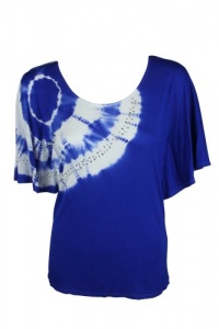 INC International Concepts Womens Petite Dhalia Tie Dye Top INC International Concepts Womens Petite Dhalia Tie Dye Top