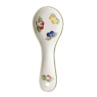 Decorated with a traditional French garden design, this Villeroy & Boch spoon rest coordinates with other pieces from this charming collection. Decorated with a traditional French garden design, this Villeroy & Boch spoon rest coordinates with other pieces from this charming collection.