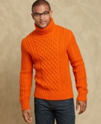 Keep your cool-weather wear feeling fresh with this modern spin on a Tommy Hilfiger sweater. Keep your cool-weather wear feeling fresh with this modern spin on a Tommy Hilfiger sweater.