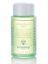 A gentle makeup remover dissolves eye and lip makeup quickly and completely while protecting the fragile, delicate skin of the eyelids and lips. Suitable for sensitive eyes, contact lens wearers and those with delicate skin. Naturally scented with Orange Blossom. Contains wild daisy, cornflower and gardenia. Tests supervised by ophthalmologists and dermatologists. 4.2 oz. A gentle makeup remover dissolves eye and lip makeup quickly and completely while protecting the fragile, delicate skin of the eyelids and lips. Suitable for sensitive eyes, contact lens wearers and those with delicate skin. Naturally scented with Orange Blossom. Contains wild daisy, cornflower and gardenia. Tests supervised by ophthalmologists and dermatologists. 4.2 oz.