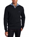 Nautica Men's Quarter-Zip Drop Sweater