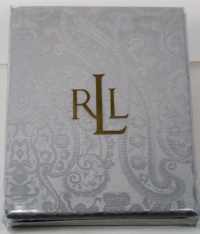 Lauren Ralph Lauren Paisley Silver Platinum Fall Holiday Tablecloth Table Linens Oblong Rectangular 70 X 104 Lauren Ralph Lauren Paisley Silver Platinum Fall Holiday Tablecloth Table Linens Oblong Rectangular 70 X 104