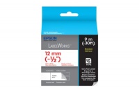 Epson LabelWorks Standard LC Tape Cartridge ~1/2-Inch Red on White (LC-4WRN9)