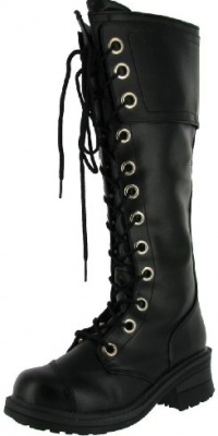 Nana Pole Climber Women's Combat Boots Vegan Knee High Nana Pole Climber Women's Combat Boots Vegan Knee High