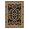 Couristan Royal Kashimar 8132/2606 All Over Vase Area Rug - Black/Deep Maple