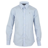 Tommy Hilfiger Boys Williams Stripe Shirt Blue Age 10 Tommy Hilfiger Boys Williams Stripe Shirt Blue Age 10