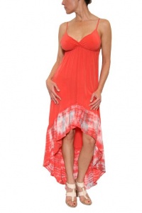 Women's Gypsy 05 Haley Hi-Low Ruffle Maxi Dress in Red Size XS Women's Gypsy 05 Haley Hi-Low Ruffle Maxi Dress in Red Size XS