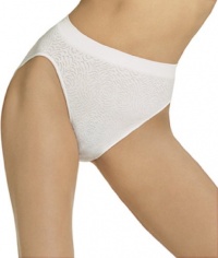 Barelythere Women's Damask Microfiber Hi-Cut Panty #2503 Barelythere Women's Damask Microfiber Hi-Cut Panty #2503