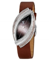Indulge in the sparkling sophistication and endless elegance of this white and chocolate diamond embellished Time Duo collection watch from Le Vian. Indulge in the sparkling sophistication and endless elegance of this white and chocolate diamond embellished Time Duo collection watch from Le Vian.