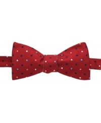 Get on the dot matrix. This bowtie from Countess Mara helps you get spotted. Get on the dot matrix. This bowtie from Countess Mara helps you get spotted.