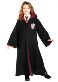 Rubies Costume Deluxe Harry Potter Child's Hermione Granger Costume Robe With Gryffindor Emblem Rubies Costume Deluxe Harry Potter Child's Hermione Granger Costume Robe With Gryffindor Emblem