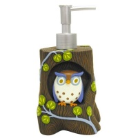Allure Home Creations Awesome Owls Resin Lotion Bottle Allure Home Creations Awesome Owls Resin Lotion Bottle