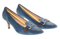 TOD'S Etoile Moc. With Ring AV10 Dark Blue Pumps Size 7/37 R0U201 TOD'S Etoile Moc. With Ring AV10 Dark Blue Pumps Size 7/37 R0U201
