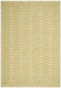 Area Rug 5x8 Rectangle Contemporary Chevron Leaves Color - Safavieh Martha Stewart Rug from RugPal