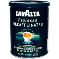Lavazza Decaffeinated Espresso Ground Coffee, 8-Ounce Can Lavazza Decaffeinated Espresso Ground Coffee, 8-Ounce Can