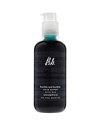 A low pH, extra-mild formula that avoids stripping, neutralizes oxidation, smoothes the cuticle & subtly enhances color. To prevent reddening (its maddening!) use every other washing with Color Support Conditioner (a must). Usage: Wet hair, lather shampoo in palms, massage through and rinse thoroughly. Follow with Color Support Conditioner. Product Recipe: For best results, pair with Cool Brunette Conditioner. A low pH, extra-mild formula that avoids stripping, neutralizes oxidation, smoothes the cuticle & subtly enhances color. To prevent reddening (its maddening!) use every other washing with Color Support Conditioner (a must). Usage: Wet hair, lather shampoo in palms, massage through and rinse thoroughly. Follow with Color Support Conditioner. Product Recipe: For best results, pair with Cool Brunette Conditioner.