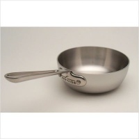 All Clad Stainless Steel 1-Quart Saucier Pan All Clad Stainless Steel 1-Quart Saucier Pan