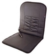 Wagan IN2282 Black 12V Faux Leather Deluxe Heated Seat Cushion Wagan IN2282 Black 12V Faux Leather Deluxe Heated Seat Cushion