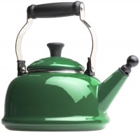 Le Creuset Jade Green Whistling Tea Kettle 1.8 Qt.