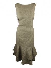 Lauren Ralph Lauren Womens Wool Sleeveless Ruffle Hem Dress Lauren Ralph Lauren Womens Wool Sleeveless Ruffle Hem Dress