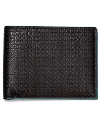 This refined leather wallet has distinction written all over it with Salvatore Ferragamo's repeating Gancini logo pattern, providing you with a dose of designer flair for your everyday essentials. This refined leather wallet has distinction written all over it with Salvatore Ferragamo's repeating Gancini logo pattern, providing you with a dose of designer flair for your everyday essentials.