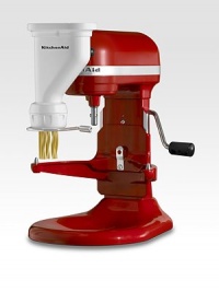 Six interchangeable pasta plates make it easier than ever to make fresh pasta, including spaghetti, bucatini, rigatoni, fusilli and small or large macaroni. Cleaning brush includedSix interchangable pasta platesStorage case for pasta platesImported Six interchangeable pasta plates make it easier than ever to make fresh pasta, including spaghetti, bucatini, rigatoni, fusilli and small or large macaroni. Cleaning brush includedSix interchangable pasta platesStorage case for pasta platesImported