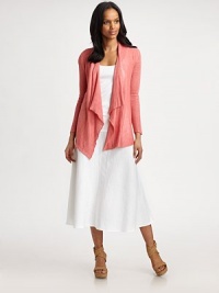 Clean lines give this linen skirt must-have appeal as its silhouette offers a flattering look. About 32 longLinenMachine washImported Model shown is 5'9 (175cm) wearing US size Small. Clean lines give this linen skirt must-have appeal as its silhouette offers a flattering look. About 32 longLinenMachine washImported Model shown is 5'9 (175cm) wearing US size Small.