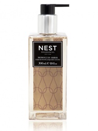 Nest Fragrances' liquid hand soap contains natural plant extracts and antioxidants to help clean and nourish the skin while leaving behind a light, uplifting fragrance. 10 oz. Nest Fragrances' liquid hand soap contains natural plant extracts and antioxidants to help clean and nourish the skin while leaving behind a light, uplifting fragrance. 10 oz.