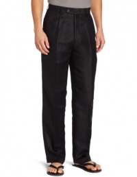 Cubavera Men's Single Pleat Linen Rayon Herringbone Pant Cubavera Men's Single Pleat Linen Rayon Herringbone Pant