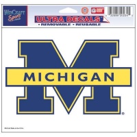 MICHIGAN WOLVERINES OFFICIAL LOGO 4X6 ULTRA DECAL WINDOW CLING MICHIGAN WOLVERINES OFFICIAL LOGO 4X6 ULTRA DECAL WINDOW CLING