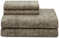Calvin Klein Cordoba Stamp Queen Sheet Set, Mushroom Calvin Klein Cordoba Stamp Queen Sheet Set, Mushroom