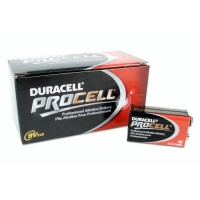 Duracell Procell 9 Volt Batteries, Pack of 12 Duracell Procell 9 Volt Batteries, Pack of 12