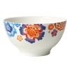 Bright, cheerful blooms decorate this premium bone-china rice bowl from Villeroy & Boch. Mix it and match it with other pieces in the collection for endless creative combinations.