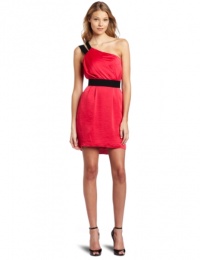 BCBGeneration Women's Pink Elastic Back Dress