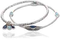 Lucky Brand Stone Set of Bangle Bracelet