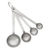 HIC Brands that Cook Essentials Stainless Steel Measuring Spoons, 4-Piece Set