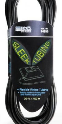 Lee's Sleek Airline Tubing, 25-Foot, Black Lee's Sleek Airline Tubing, 25-Foot, Black