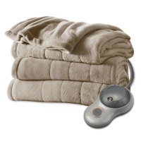 Sunbeam Camelot Dreams Microplush King Heated Blanket, Mushroom Sunbeam Camelot Dreams Microplush King Heated Blanket, Mushroom