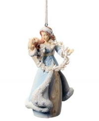A flock of peaceful doves surrounds a spiritual angel in this Angel with Dove ornament, capturing the true spirit of the season. A flock of peaceful doves surrounds a spiritual angel in this Angel with Dove ornament, capturing the true spirit of the season.