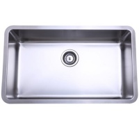 Kingston Brass GKUS3018 Undermount Single Bowl Kitchen Sink 30-Inch-Length by 18-Inch-Width by 10-Inch-Depth, 18 Gauge, Brushed Nickel Kingston Brass GKUS3018 Undermount Single Bowl Kitchen Sink 30-Inch-Length by 18-Inch-Width by 10-Inch-Depth, 18 Gauge, Brushed Nickel