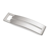 A long handle makes this modern take on the bottle opener easy to find and hold. A long handle makes this modern take on the bottle opener easy to find and hold.