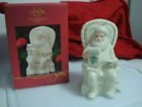 Lenox Collectible Naughty or Nice Sitting Santa Figurine Lenox Collectible Naughty or Nice Sitting Santa Figurine