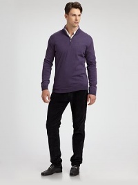 EXCLUSIVELY OURS. Made of fine Italian merino wool, this half-zip design is ideal to wear layered or alone.Mock necklineRibbed neck, cuffs and hemMerino woolDry clean>Made in Italy EXCLUSIVELY OURS. Made of fine Italian merino wool, this half-zip design is ideal to wear layered or alone.Mock necklineRibbed neck, cuffs and hemMerino woolDry clean>Made in Italy
