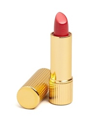 Estée Lauder Mad Men Collection Signature Lipstick in Cherry features a creme satin finish and six hour continual moisture delivered to lips for smooth, rich color. The fluted golden case has its own chic pouch for purse or travel. The luxurious carton is a custom design inspired by the Estée Lauder packaging from the 1960s. Estée Lauder Mad Men Collection Signature Lipstick in Cherry features a creme satin finish and six hour continual moisture delivered to lips for smooth, rich color. The fluted golden case has its own chic pouch for purse or travel. The luxurious carton is a custom design inspired by the Estée Lauder packaging from the 1960s.