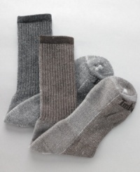 Boot's best friend. Layer up with this two pack of warm (but not bulky) wool-blend boot socks from Timberland. Boot's best friend. Layer up with this two pack of warm (but not bulky) wool-blend boot socks from Timberland.