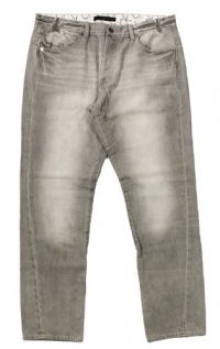 Calvin Klein Men's CK One Slouchy Slim Grey Wash Jeans