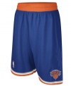 On the court or in the stands, these New York Knicks NBA adidas basketball shorts will let everyone know you're a team player.